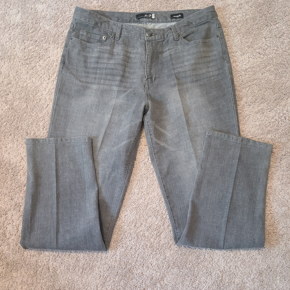 Studio 7 Grey Denim Straight Leg Jeans